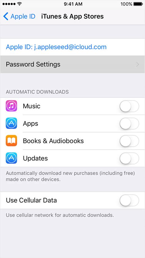 Then open the settings app. Manage your iTunes Store and App Store password ...