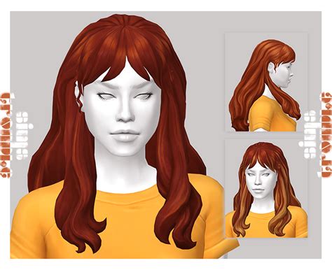 Simstrouble Simstrouble Ellie Hairstyle By 🌱