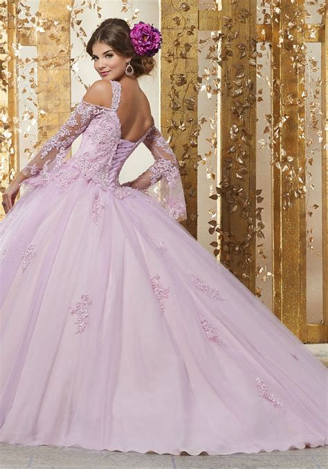 Style 89228 Princess Perfect This Off The Shoulder Quinceañera Ballgown Features Beaded