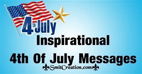 Inspirational 4th Of July Messages Sms
