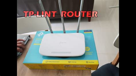 Unboxing Tp Link 300mbps Wireless Routeer Youtube