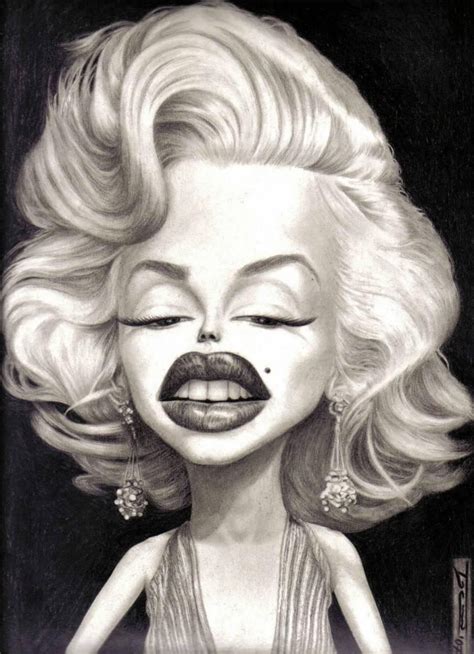 Marilyn Monroe Celebrity Caricatures Caricature Celebrity Drawings