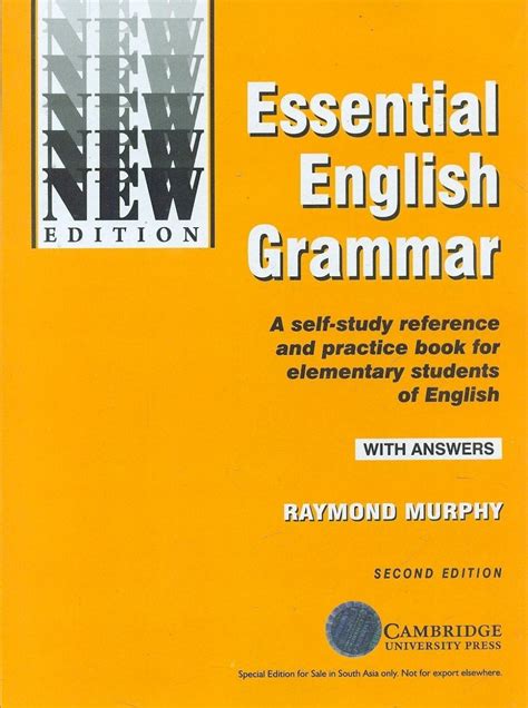 Essential English Grammar A Self Study Reference And Practice Book For