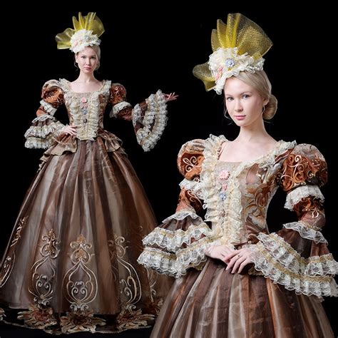 18th Century Rococo Gothic Marie Antoinette Victorian Party Dress