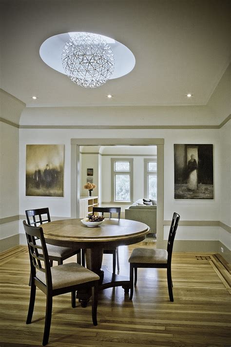 Flashing kits interweave with roofing materials to ensure proper drainage and reduce condensation, protecting furniture and living spaces below. 27 Dining Rooms with Skylights that Steal the Show!