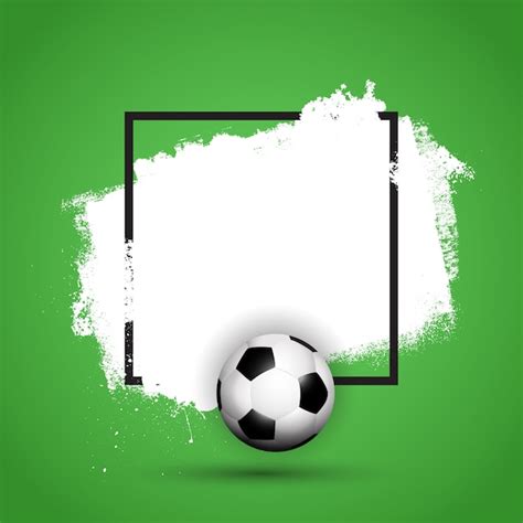 Grunge Football Soccer Background Vector Free Download