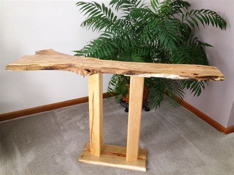 Cherry live edge slab table. Spalted Maple Slab-Top Table (With images) | Table