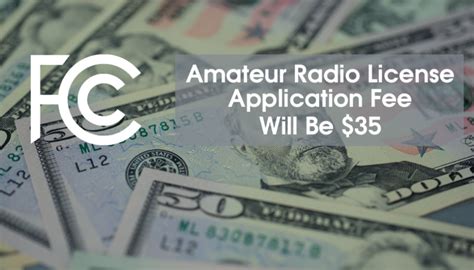fcc adopts 35 amateur radio application fee arrl north texas section