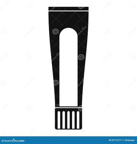 toothpaste tube icon simple style stock vector illustration of dental hygiene 87773177