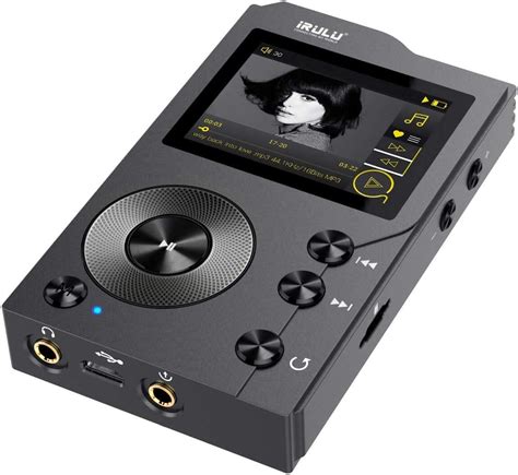 iRULU Reproductor MP de Alta resolución HIFI Bluetooth Reproductor de música Digital de Audio