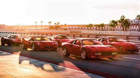Check spelling or type a new query. Five generations Ferrari flagship supercars meet on track videos