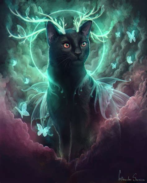 Pin By ₵Ѧ₦₦iƁ₳l Ş₸Ѧ₲ On Catz Black Cat Art Cat Art Cat Artwork