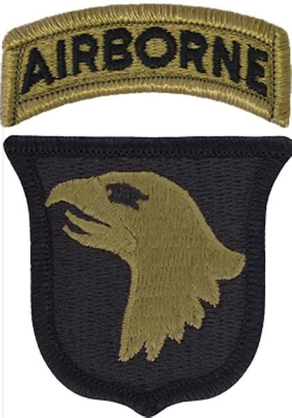 101st Airborne Division Multicam Ocp Patch With Airborne Tab Military