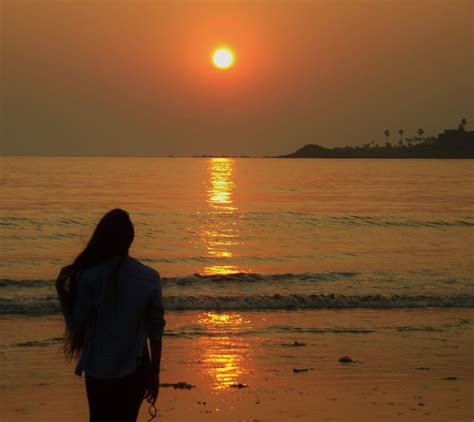 Free Images Beach Sea Coast Nature Outdoor Ocean Horizon Silhouette Girl Sun Woman