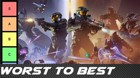 Worst To Best Halo Games Tier List Youtube