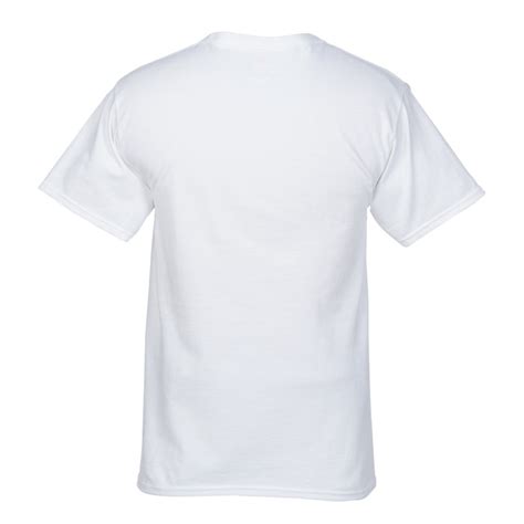 Hanes Authentic Pocket T Shirt Embroidered White 6729