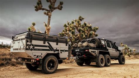 Iconic Mega 6x6 Landcruiser Crosses The Mojave Desert Youtube