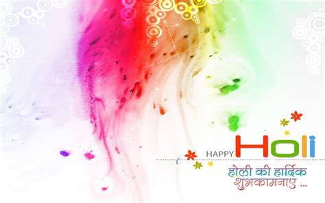 Happy Holi Image With Wishes In Hindi Text Hd Wallpapers Wallpapers