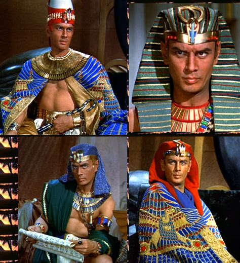 yul brenner as pharaoh rameses ii in cecil b de mille s ten commandments 1956 hooray for