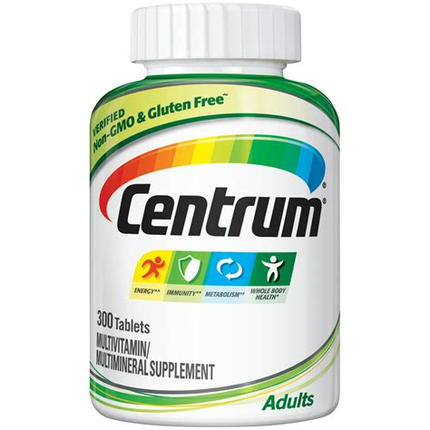 Centrum Adult Multivitamin And Multimineral Zinc Supplement Tablets 300 Ct