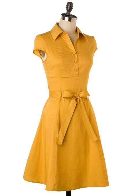 Soda Fountain Dress In Ginger Mod Retro Vintage Dresses Modcloth