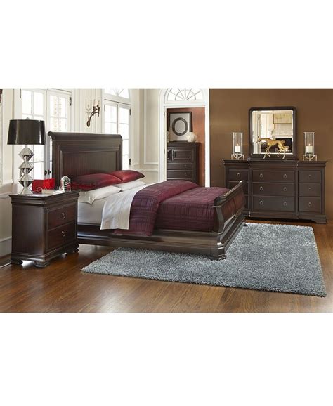 Furniture Closeout Heathridge Queen Bed Created For Macys And Reviews