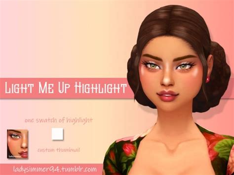 Light Me Up Highlight By Ladysimmer94 At Tsr Sims 4 Updates