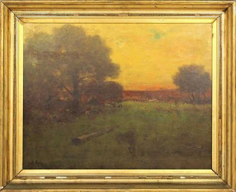 George Inness 1825 1894 American Oil On Canvas Sold At Auction On