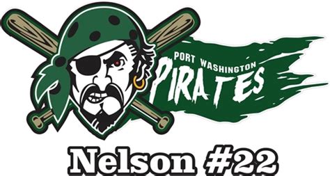 Port Washington Pirates Custom Window Decals Tagsports