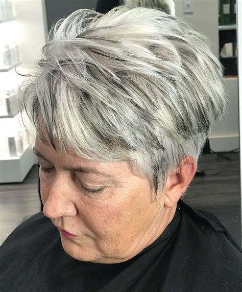 65 Gorgeous Hairstyles For Gray Hair To Try In 2024 Short White Hair