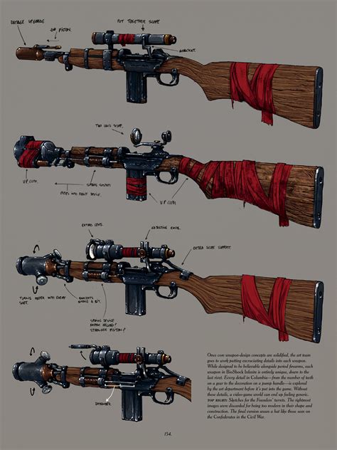 Libro The Art Of Bioshock Infinite Fallout 4 Weapons Sci Fi Weapons Weapon Concept Art