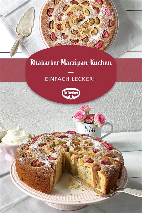 Heidelbeer quark kuchen dr oetker. Rhabarber-Marzipan-Kuchen | Rezept in 2020 | Kuchen ...