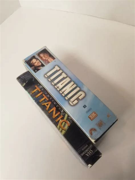 Set Of Titanic Vhs Movies Unsinkable Titanic And James Camerons