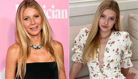 Gwyneth Paltrow Shared Rare Photos Of Year Old Apple Martinand She Looks Just Like Her Mom