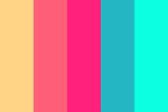 Vaporwave #1 Color Palette | colorscheme in 2019 | Palette, Vaporwave, Colour pallete