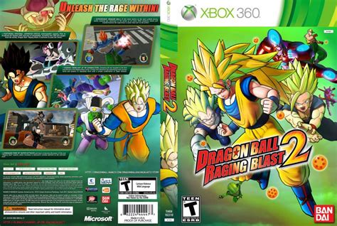 Dragon Ball Raging Blast 2 Xbox 360 Game Covers X360 En Front