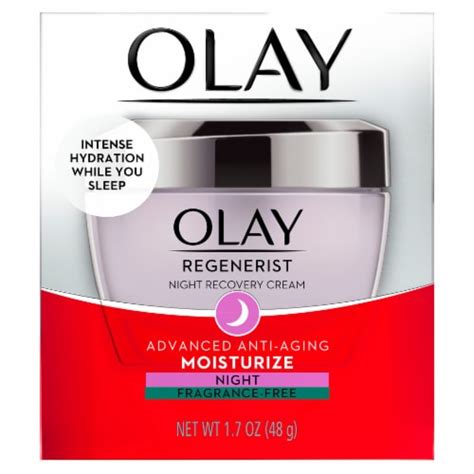 Olay Regenerist Night Recovery Hydrating Cream Face Moisturizer 17 Oz