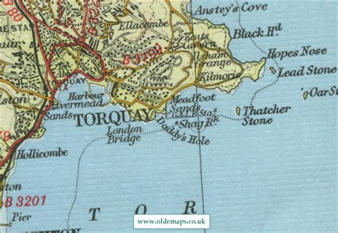 Torquay Map And Torquay Satellite Image