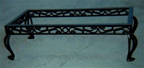 If you already have your own wood, stone, marble, glass or specialized table top, then one of these iron table bases should work well for you. Arte y Diseno wrought iron coffee table base