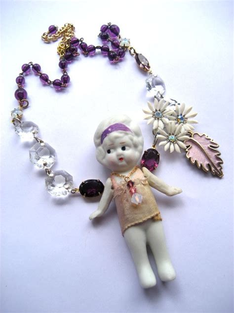 Pin By Kathy Short On Upcycled Jewelry Assemblage Art Dolls Vintage
