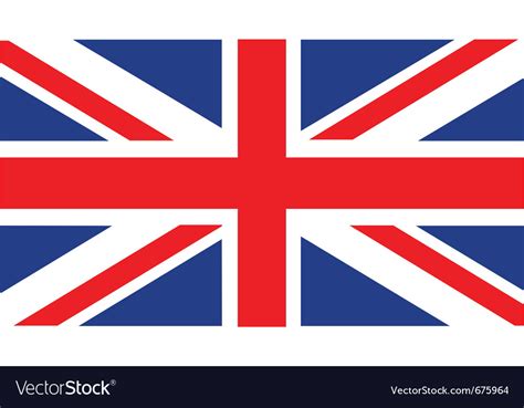 English Flag Royalty Free Vector Image Vectorstock