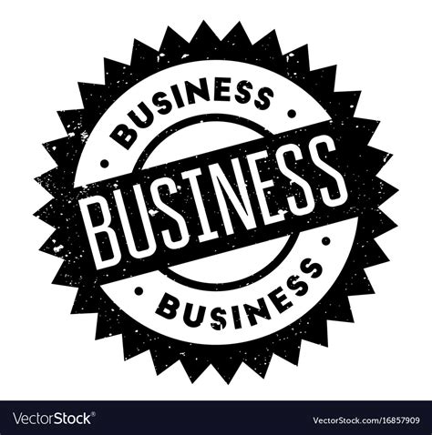 Business Rubber Stamp Royalty Free Vector Image