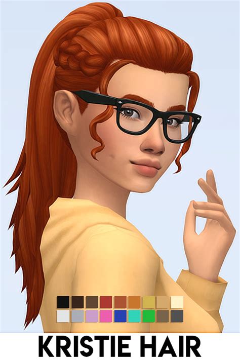 Sims 4 Hairs Imvikai Kristie Hair