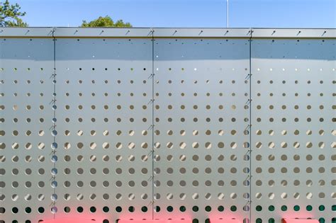Perforated Metal Facade Shands Hendrick Manufacturing