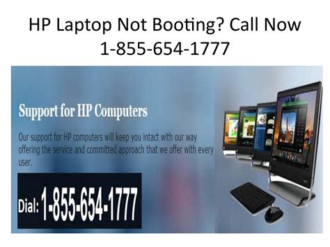 If the computer suddenly fails to startup properly, perform a hard reset as the first action. HP Laptop Not Booting? Call Now 1-855-654-1777 by hp ...