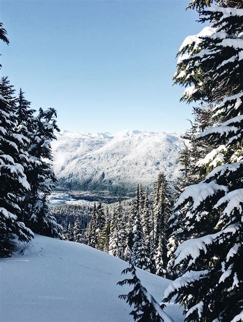 Whistler Blackcomb Is A Winter Wonderland View Of The Valley From The
