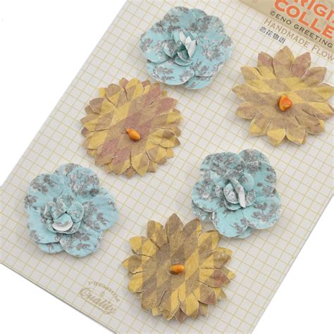 Below, find 28 fun and easy diy paper flower make some colorful tissue paper flowers and attach them artistically on a wall. Handmade 3D Paper Flowers DIY Scrapbooking Album Decor ...