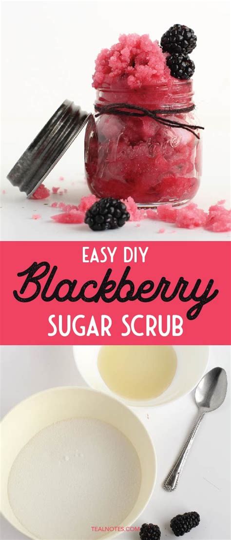 Blackberry Body Scrub Diy Exfoliant Diy Sugar Scrub Recipe Sugar