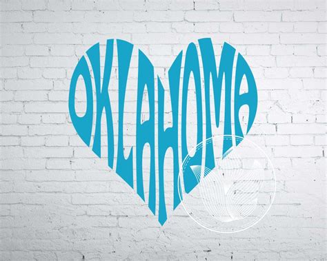 Oklahoma Word Art Oklahoma Svg Dxf Eps Png  Oklahoma Logo Design