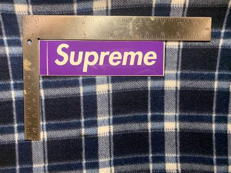 Supreme Supreme Three 6 Mafia Purple Box Logo Sticker Grailed